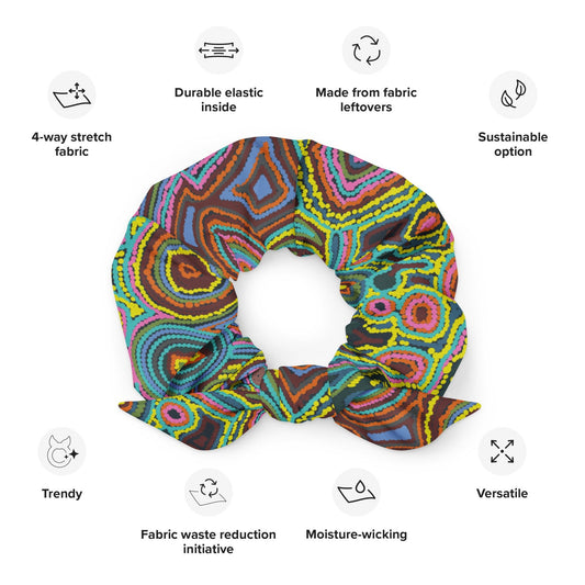 Rainbow Serpent Scrunchie-Veronica Reid-PaletTheory