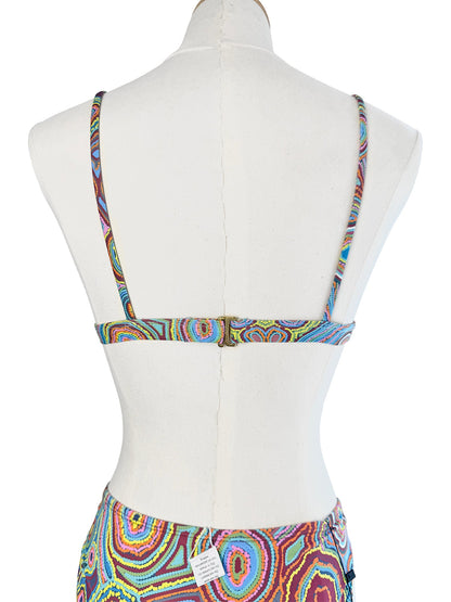 Rainbow Serpent Tie Front Top-Veronica Reid-PaletTheory
