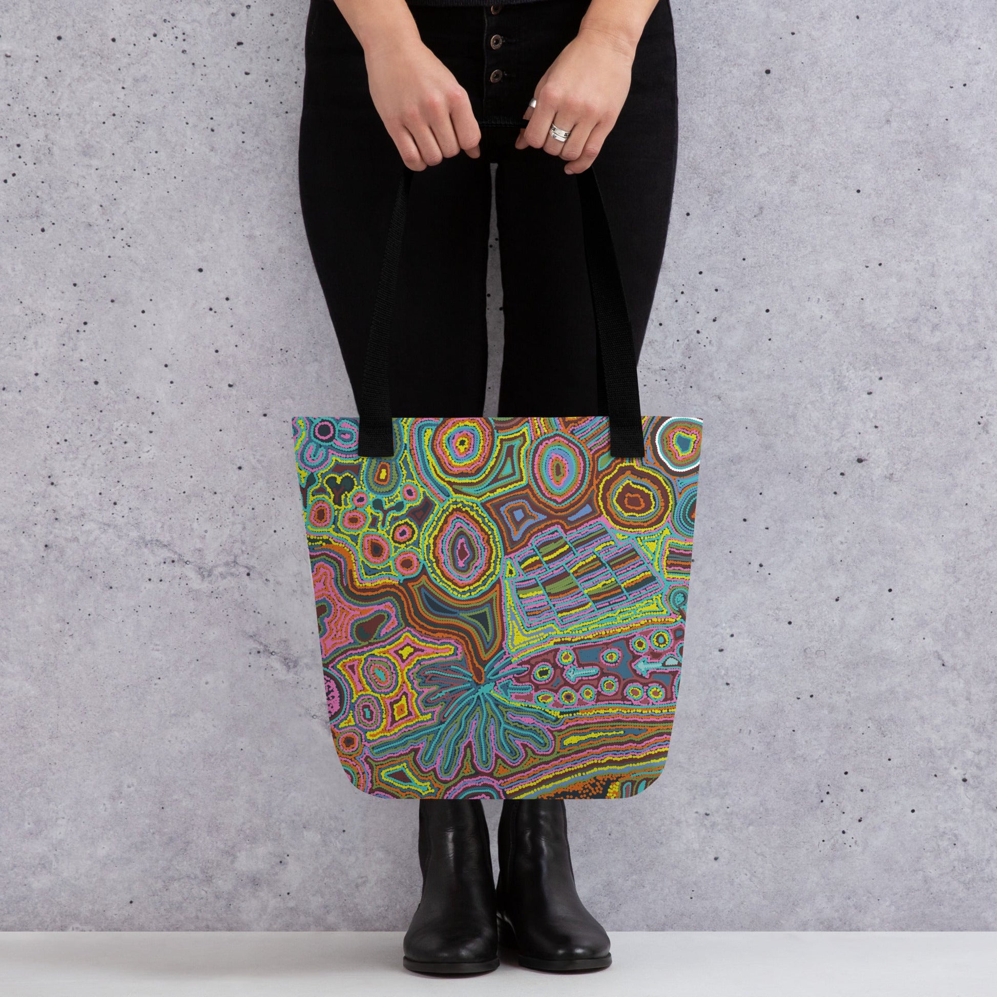 Rainbow Serpent Tote bag-Veronica Reid-PaletTheory