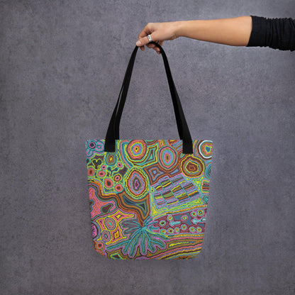 Rainbow Serpent Tote bag-Veronica Reid-PaletTheory