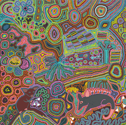 Rainbow Serpent by Veronica Reid Bralette Top-SALE-Veronica Reid-PaletTheory