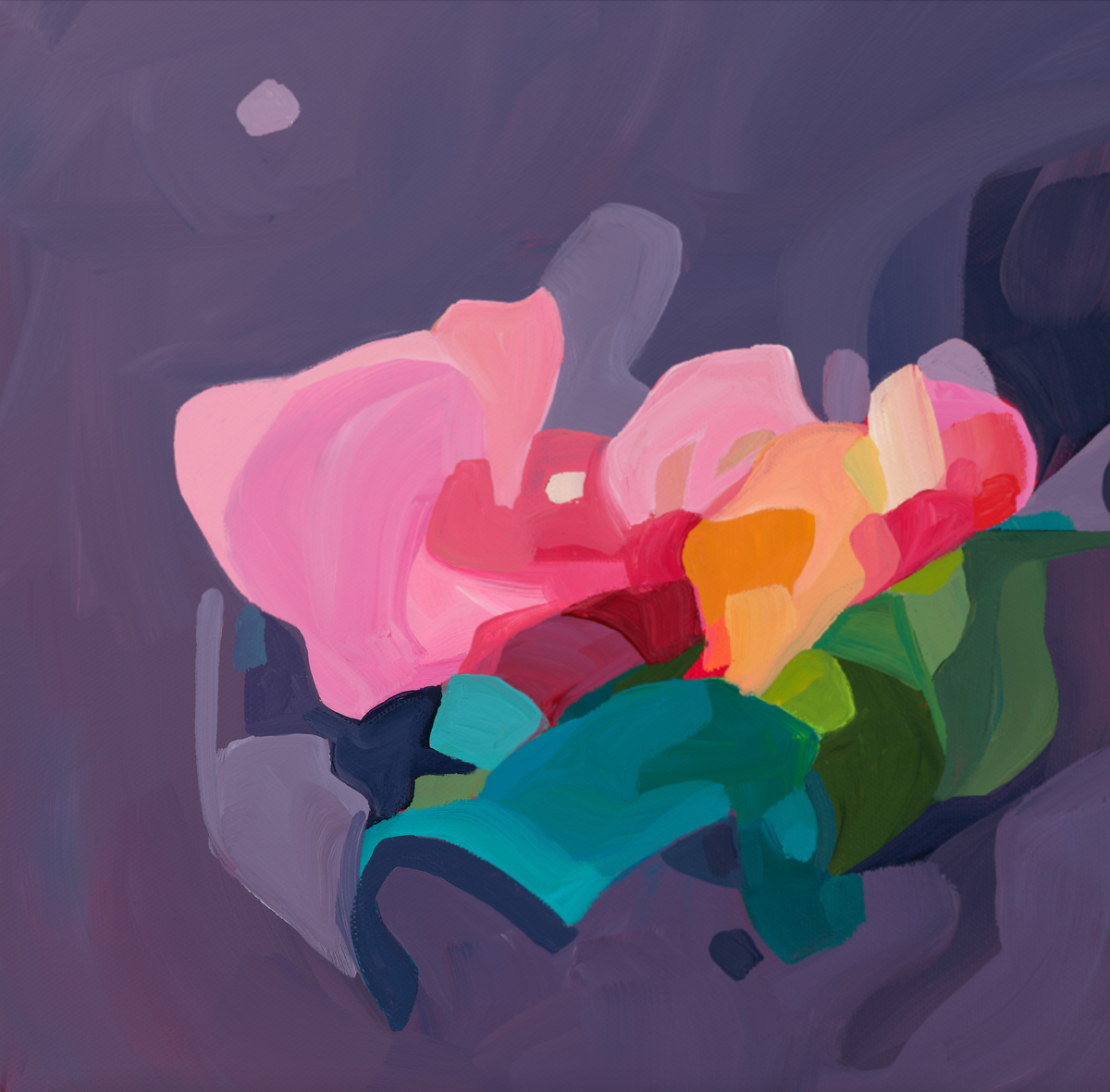 Nous devrions tous être plus violets - Rashguard court à manches longues pour femmes