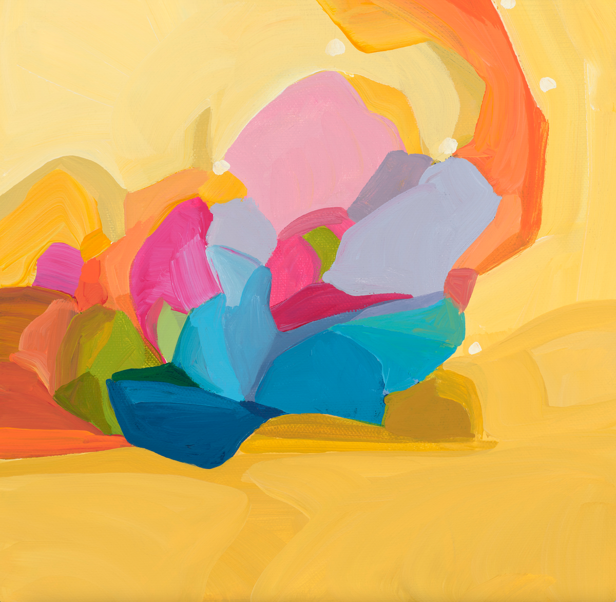 Perfect day at the beach - Yellow One-Piece Swimsuit