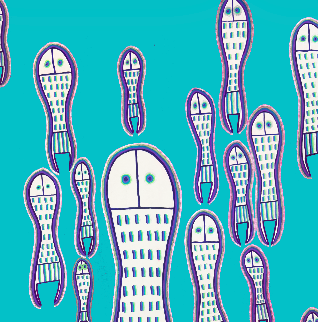 Ungud & Jiaa Dreaming Bralette Top - Blue