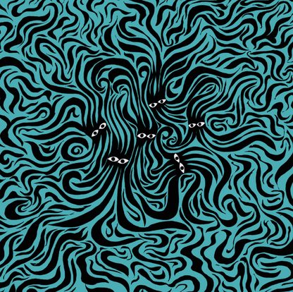 Underwater Groove Crop Top Rashie