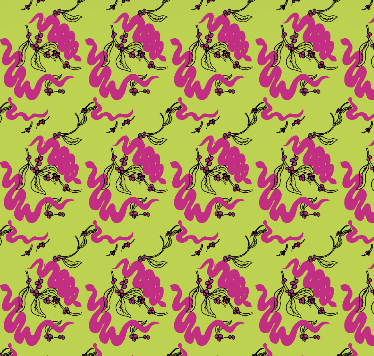 Snakes and Berries - Bralette top