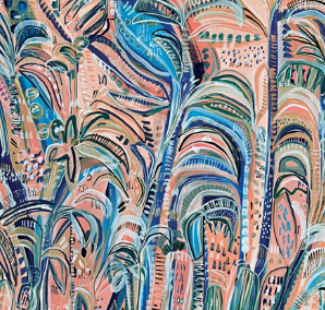 Haut de maillot de bain rembourré Beach Oasis