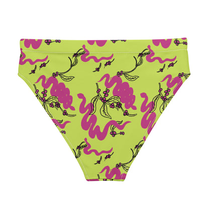 Snakes and Berries - High-waisted bikini bottoms-Sarah Bin Hitam-PaletTheory