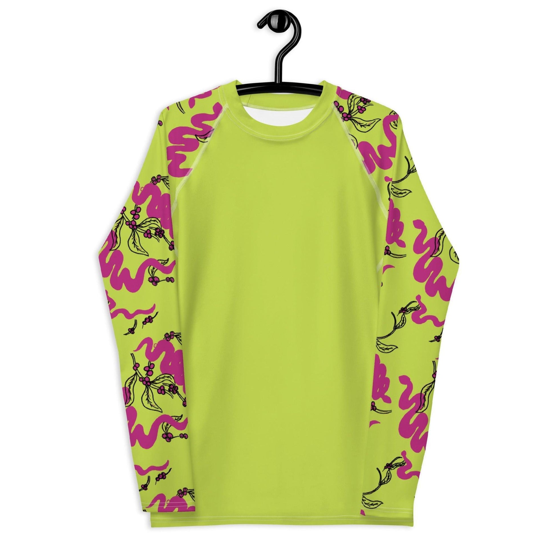 Snakes and Berries - Men's Rash Guard-Sarah Bin Hitam-PaletTheory