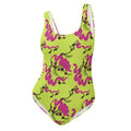 Snakes and Berries - One-Piece Swimsuit-Sarah Bin Hitam-PaletTheory