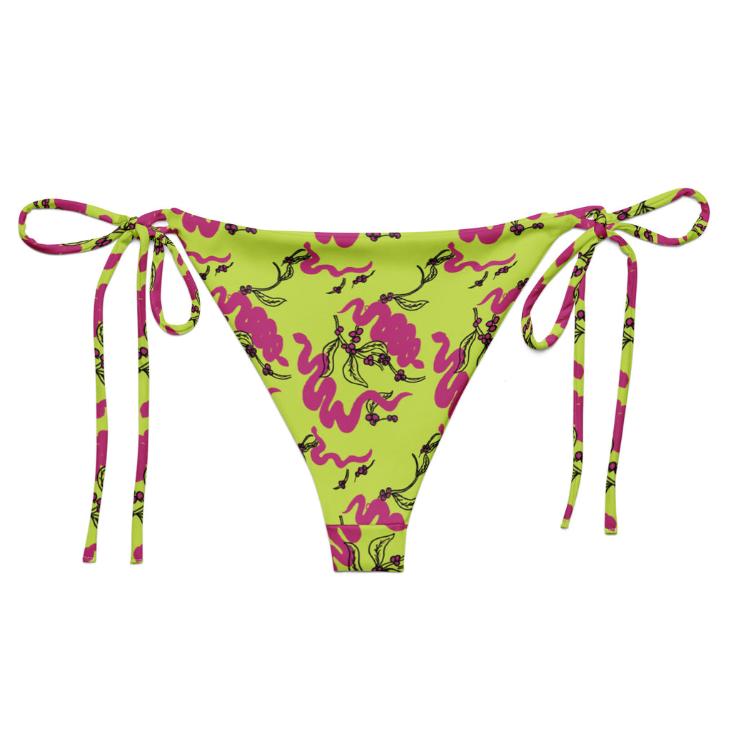 Snakes and Berries - Tie Side bikini bottoms-Sarah Bin Hitam-PaletTheory