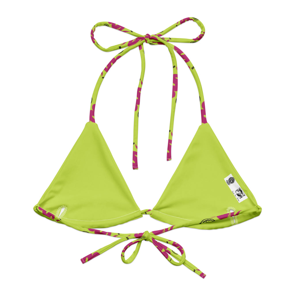 Snakes and Berries - Triangle bikini top-Sarah Bin Hitam-PaletTheory