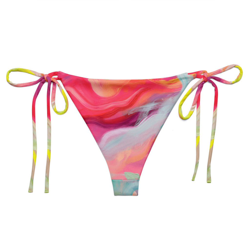 Sugar Coated Adjustable bikini Bottoms by Julie Amlin-Julie Amlin-PaletTheory