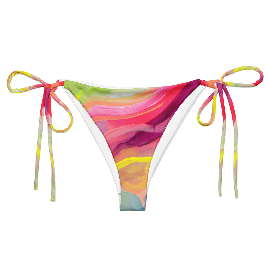 Sugar Coated Adjustable bikini Bottoms by Julie Amlin-Julie Amlin-PaletTheory