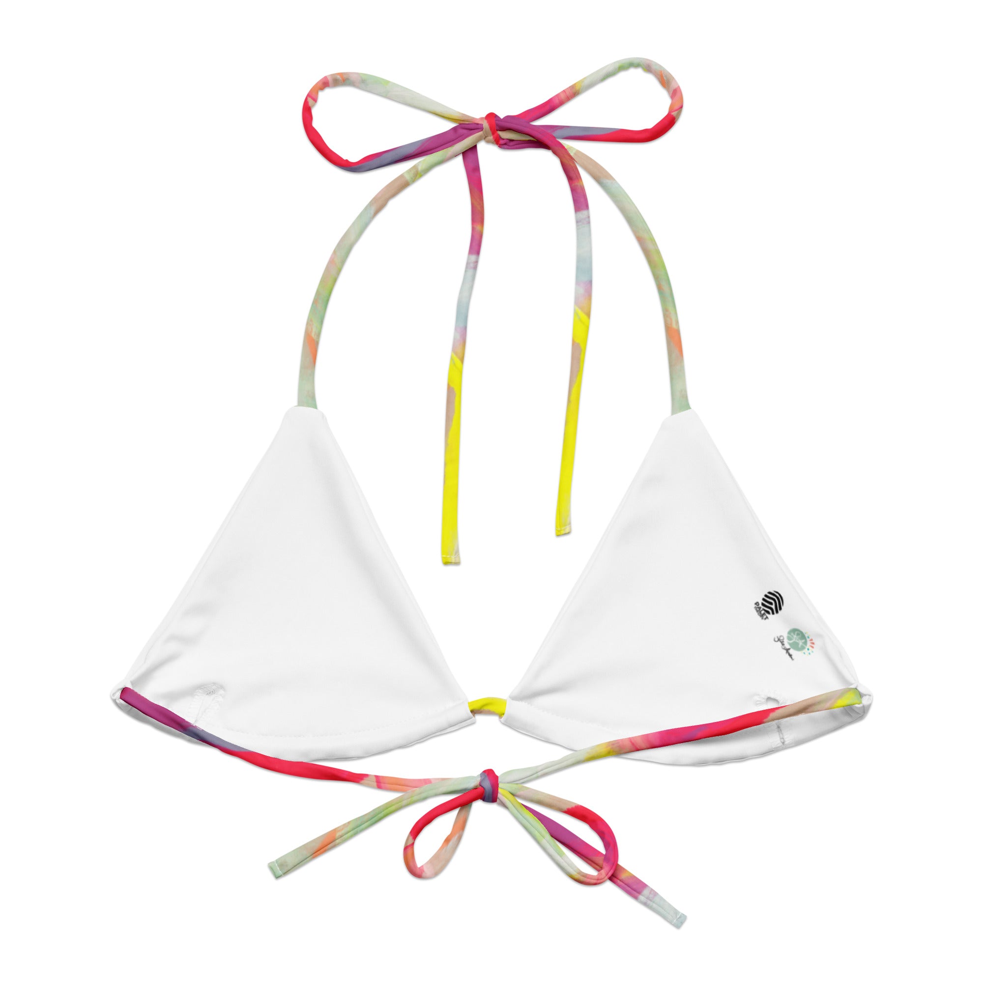 Sugar Coated Convertible Triangle Bikini Top-Julie Amlin-PaletTheory