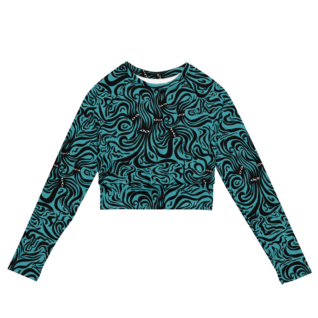 Underwater Groove Crop Top Rashie-Thomas Heinz-PaletTheory
