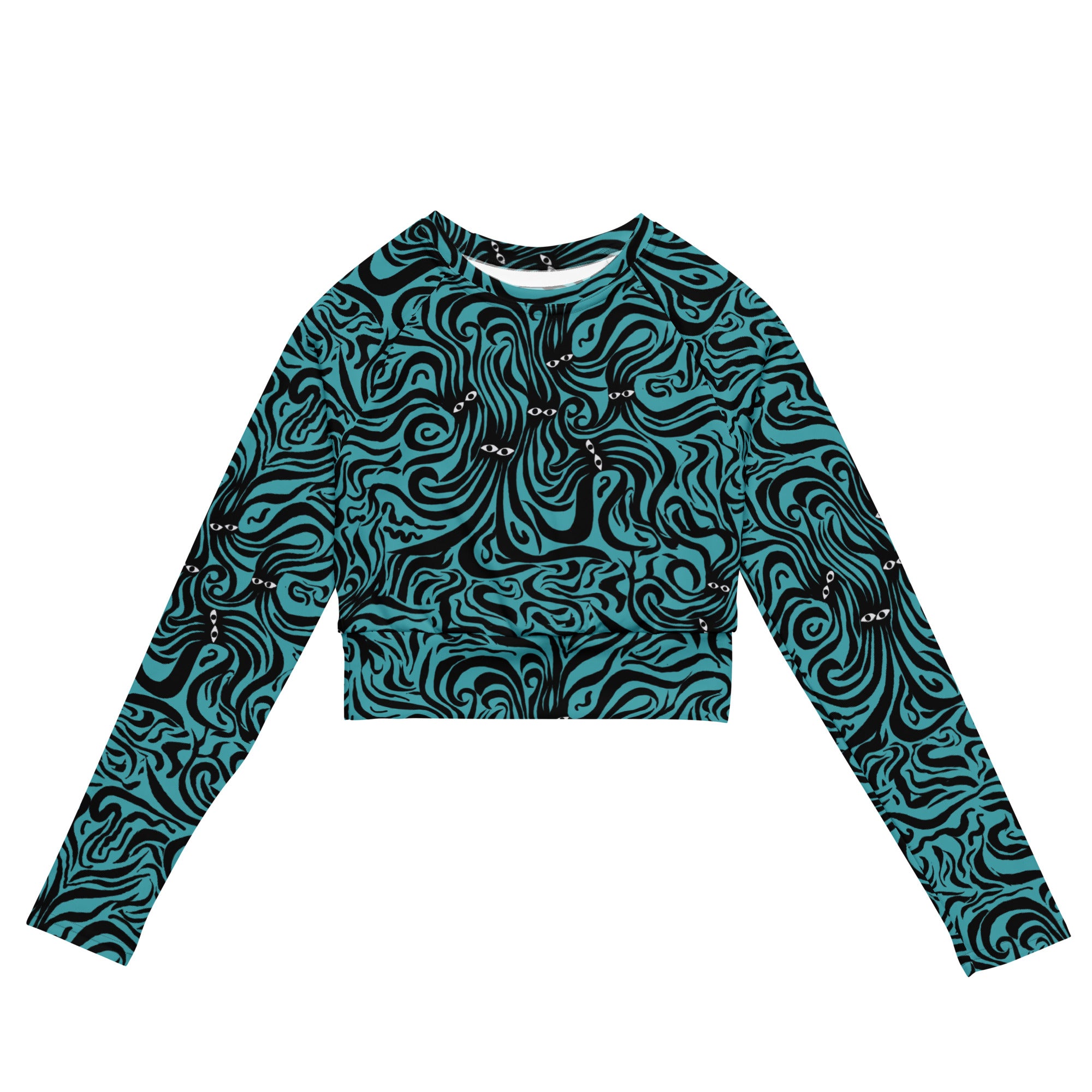 Underwater Groove Crop Top Rashie-Thomas Heinz-PaletTheory