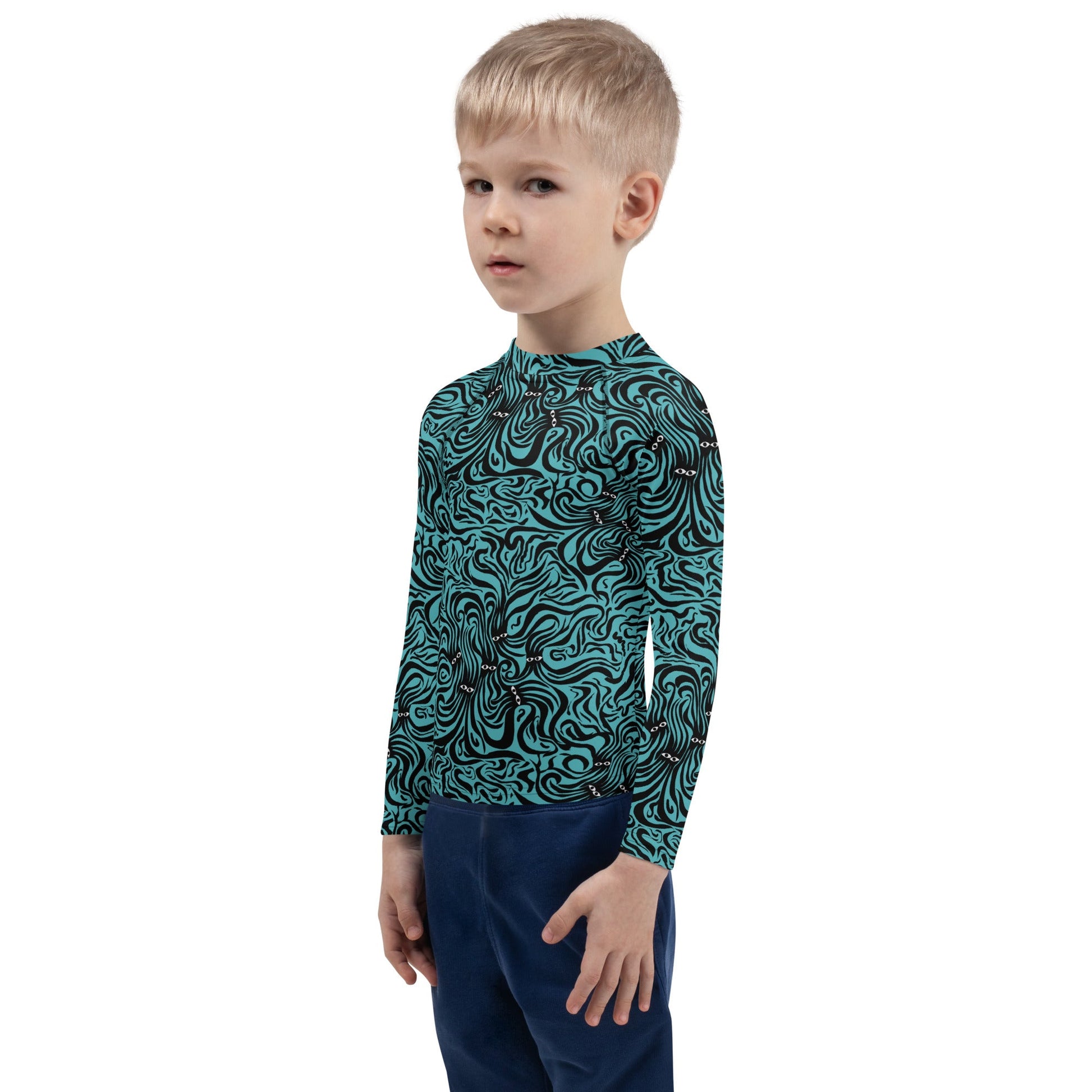 Underwater Groove Kids Rash Guard-Thomas Heinz-PaletTheory