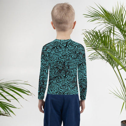 Underwater Groove Kids Rash Guard-Thomas Heinz-PaletTheory