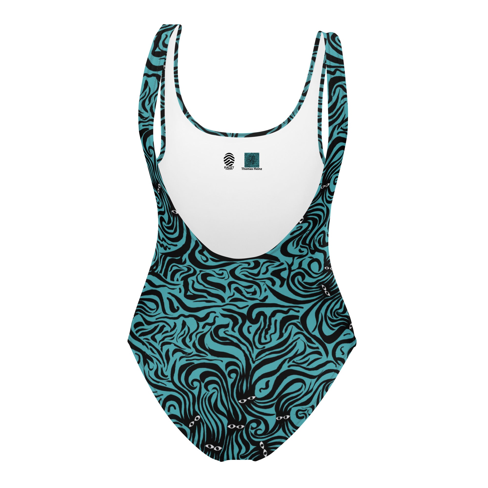 Underwater Groove One-Piece Swimsuit-Thomas Heinz-PaletTheory