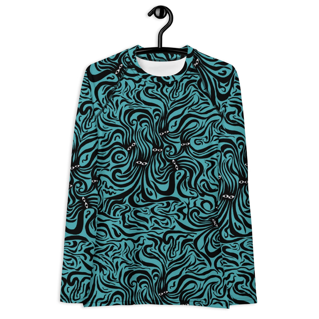Underwater Groove Women's Rash Guard-Thomas Heinz-PaletTheory