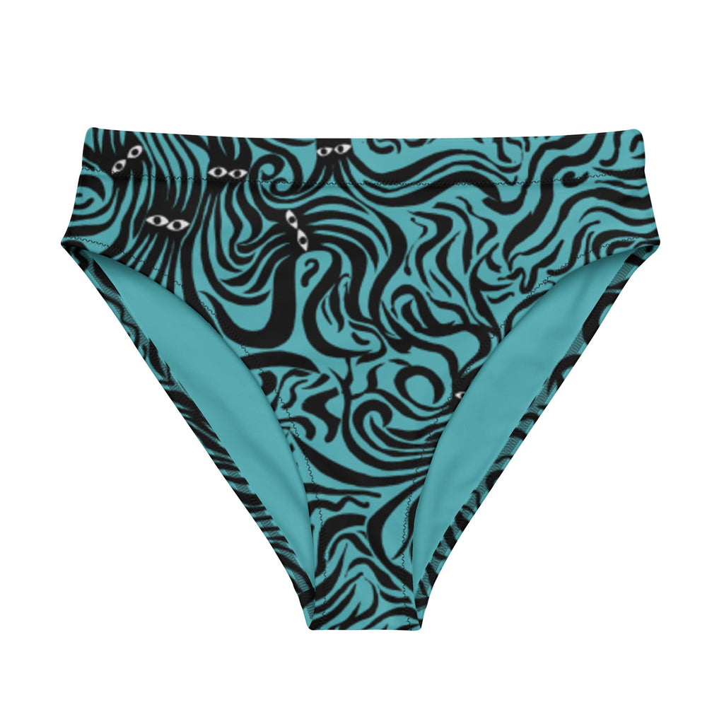 Underwater Groove high-waisted bikini bottom - SALE-Thomas Heinz-PaletTheory