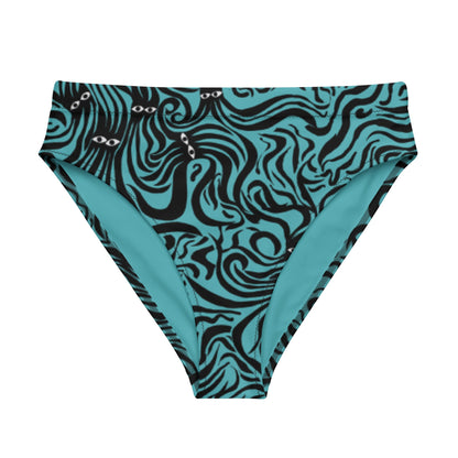 Underwater Groove high-waisted bikini bottom - SALE-Thomas Heinz-PaletTheory