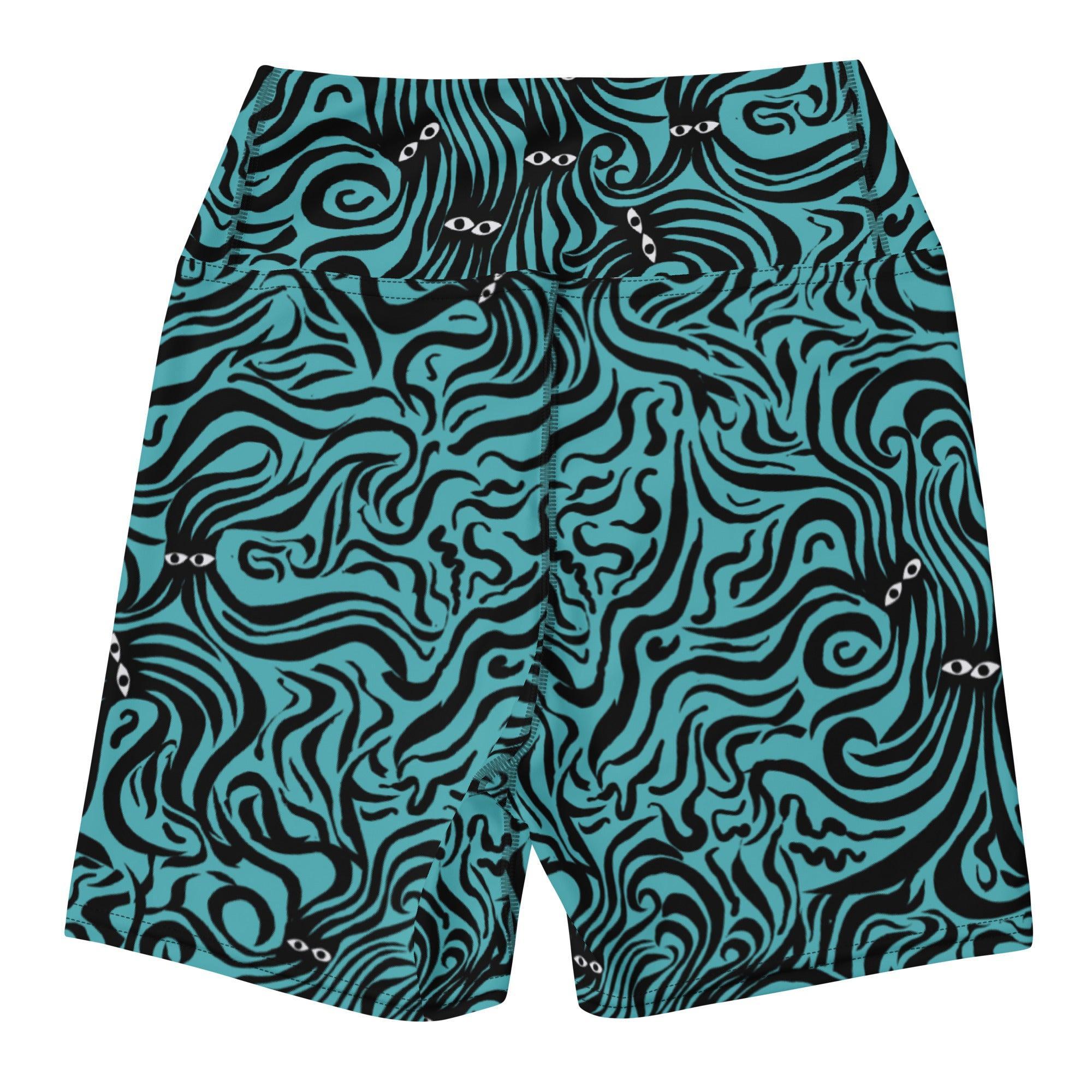 Underwater groove Swim and Yoga Shorts-Thomas Heinz-PaletTheory