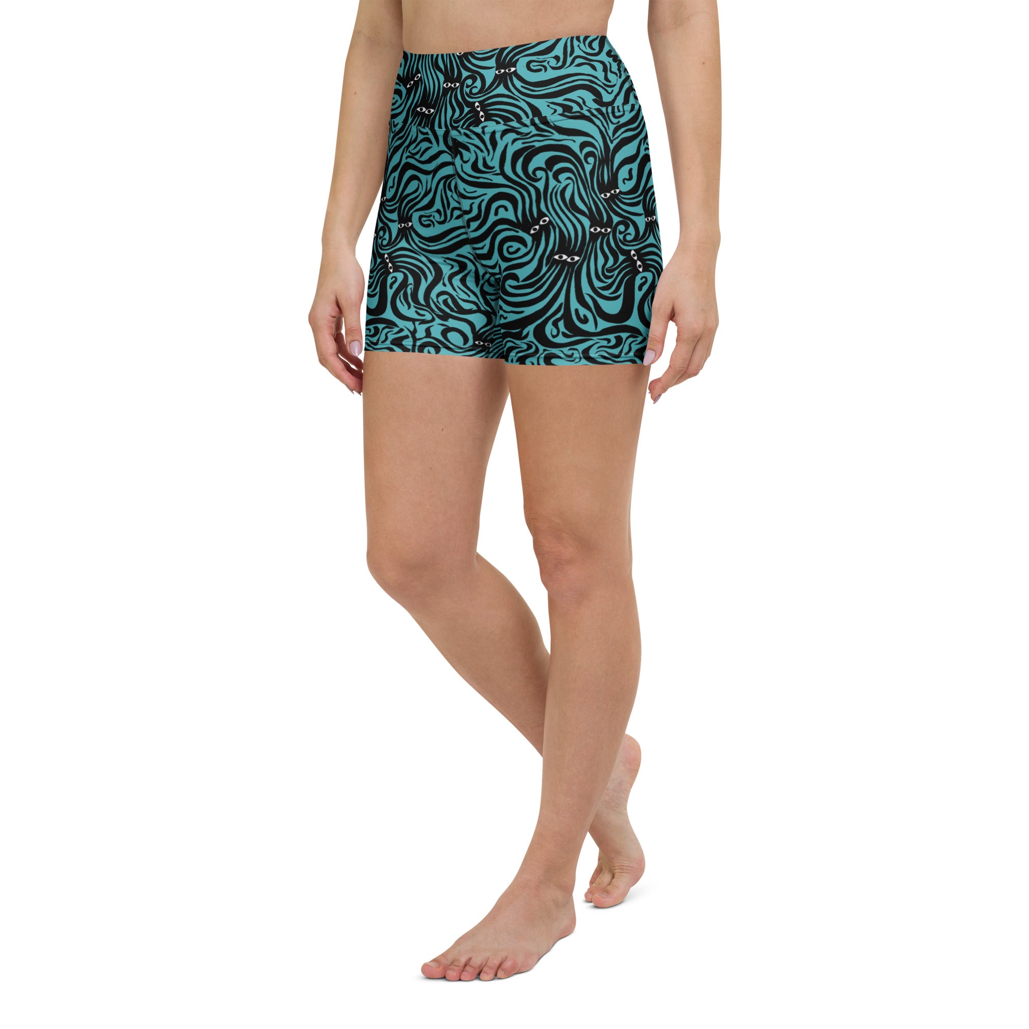 Underwater groove Swim and Yoga Shorts-Thomas Heinz-PaletTheory