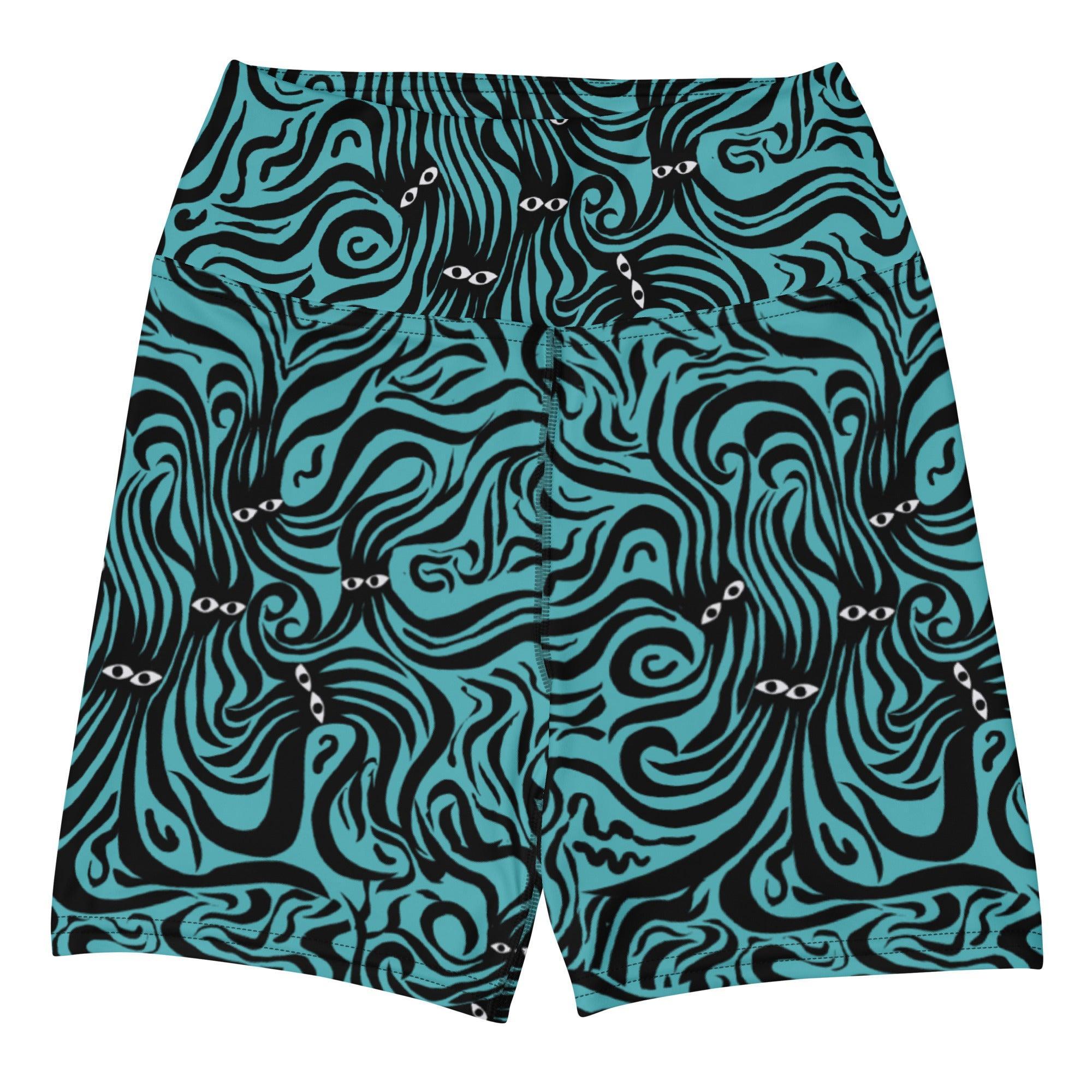 Underwater groove Swim and Yoga Shorts-Thomas Heinz-PaletTheory