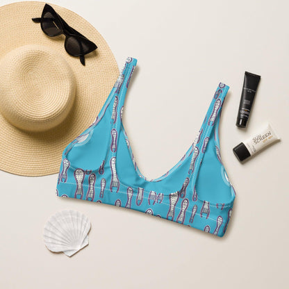 Ungud & Jiaa Dreaming Bralette Top - Blue-Ian Healy-PaletTheory