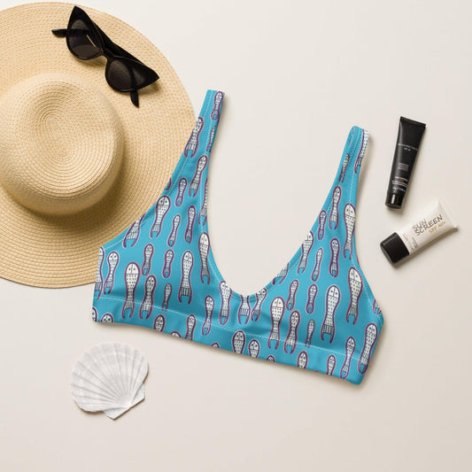 Ungud & Jiaa Dreaming Bralette Top - Blue-Ian Healy-PaletTheory