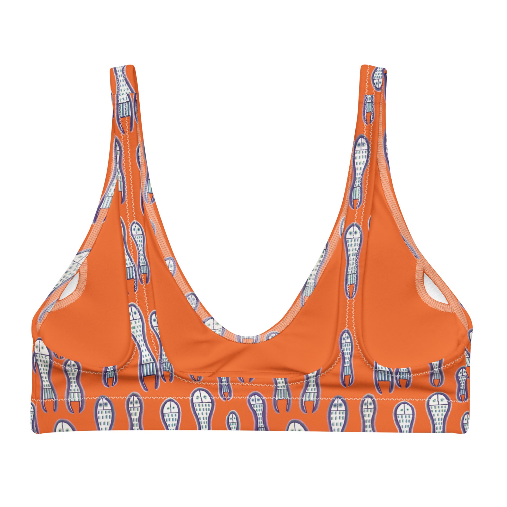 Ungud and Jiaa Dreaming Bralette Top - Orange-Ian Healy-PaletTheory