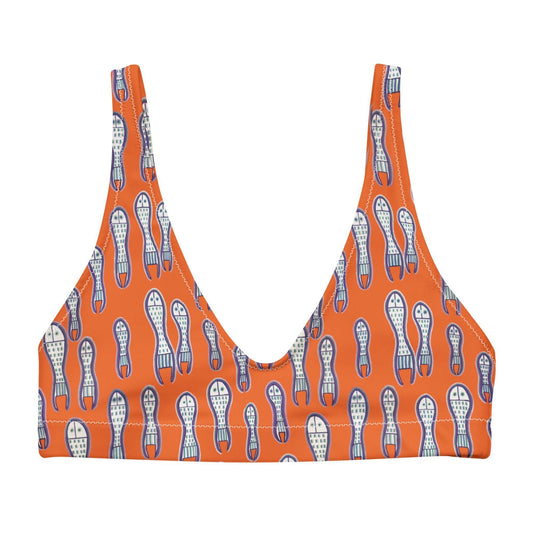 Ungud and Jiaa Dreaming Bralette Top - Orange-Ian Healy-PaletTheory