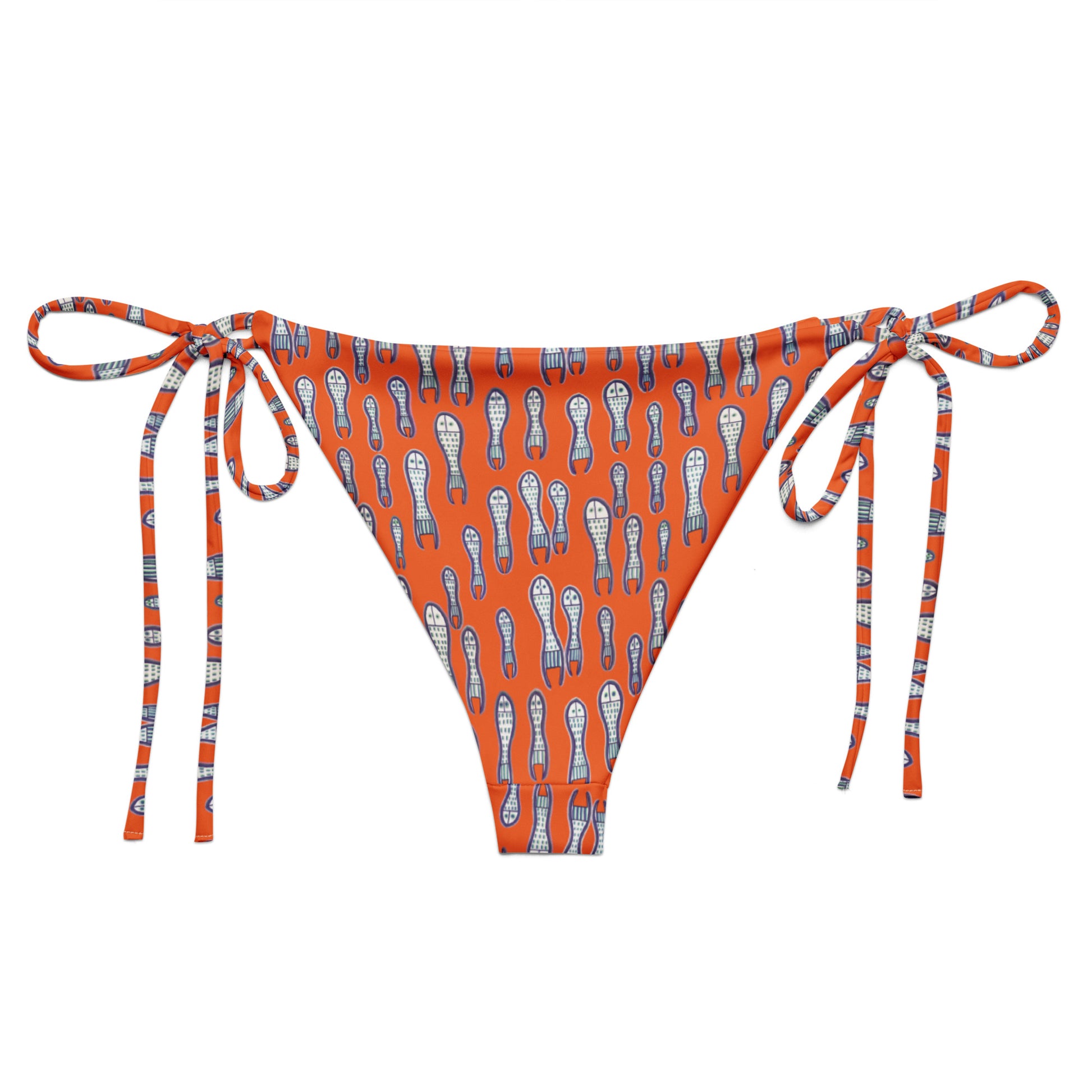 Ungud and Jiaa Dreaming Tie Side Bottom - Orange-Ian Healy-PaletTheory