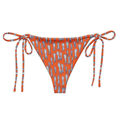 Ungud and Jiaa Dreaming Tie Side Bottom - Orange-Ian Healy-PaletTheory