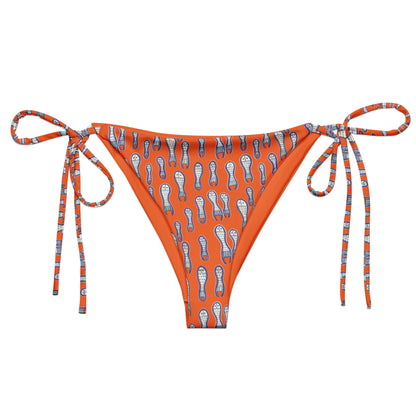 Ungud and Jiaa Dreaming Tie Side Bottom - Orange-Ian Healy-PaletTheory