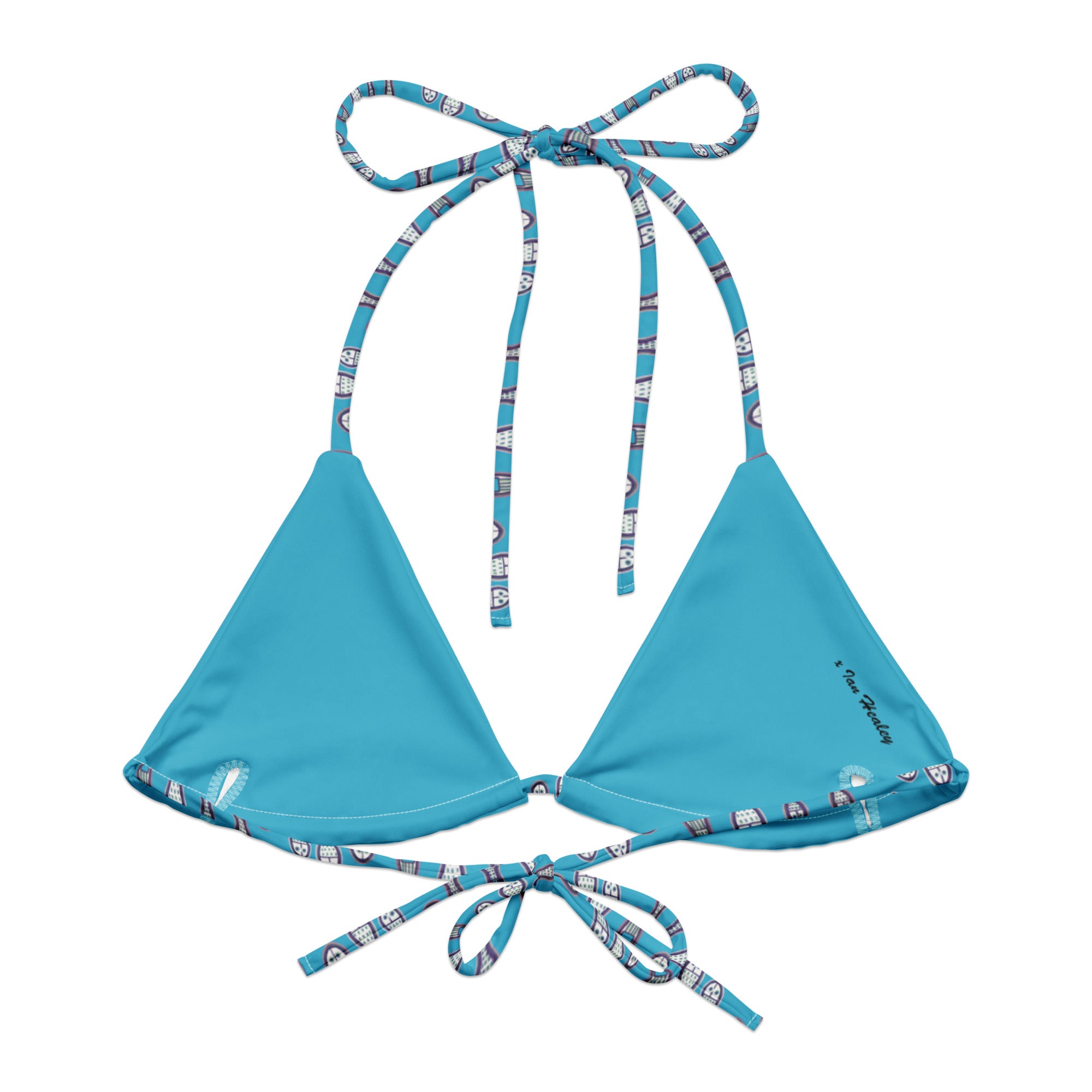 Ungud and Jiaa Dreaming Triangle Bikini top - Blue-Ian Healy-PaletTheory