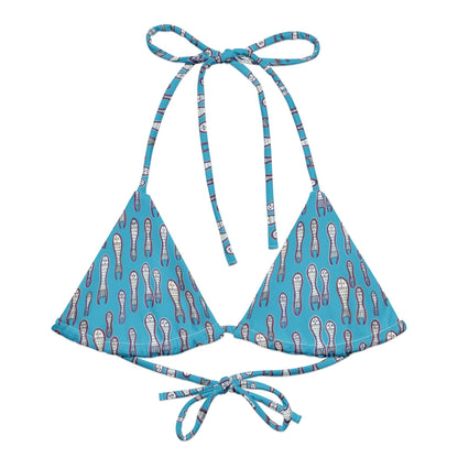 Ungud and Jiaa Dreaming Triangle Bikini top - Blue-Ian Healy-PaletTheory
