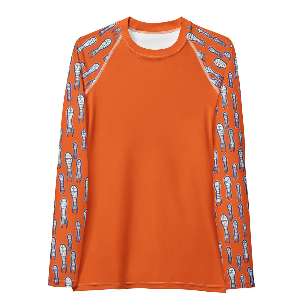 Ungud and Jiaa Dreaming Women's long sleeve Rash Guard - Orange-Ian Healy-PaletTheory