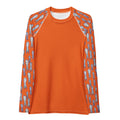 Ungud and Jiaa Dreaming Women's long sleeve Rash Guard - Orange-Ian Healy-PaletTheory