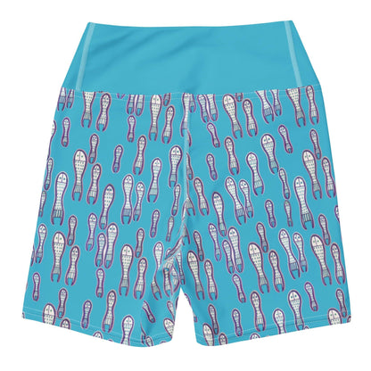 Ungud and Jiaa Dreaming Yoga and Swim Shorts - Blue-Ian Healy-PaletTheory