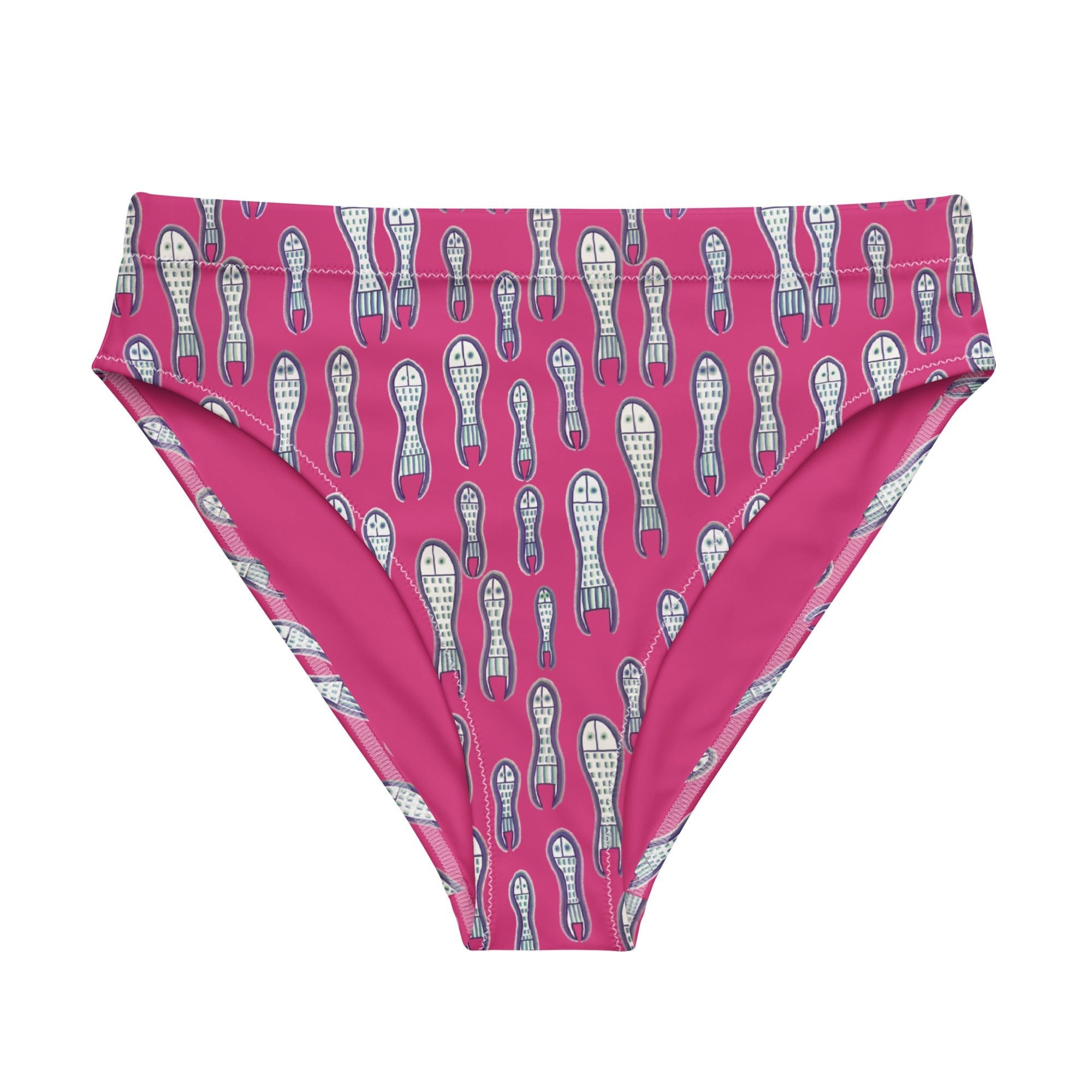 Ungud and Jiaa Dreaming high-waisted bikini bottom - Purple-Ian Healy-PaletTheory