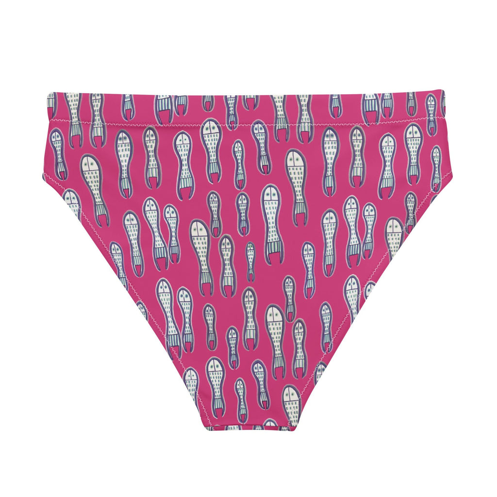 Ungud and Jiaa Dreaming high-waisted bikini bottom - Purple-Ian Healy-PaletTheory