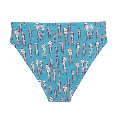 Ungud and Jiaa Dreaming high-waisted bikini bottoms - Blue-Ian Healy-PaletTheory