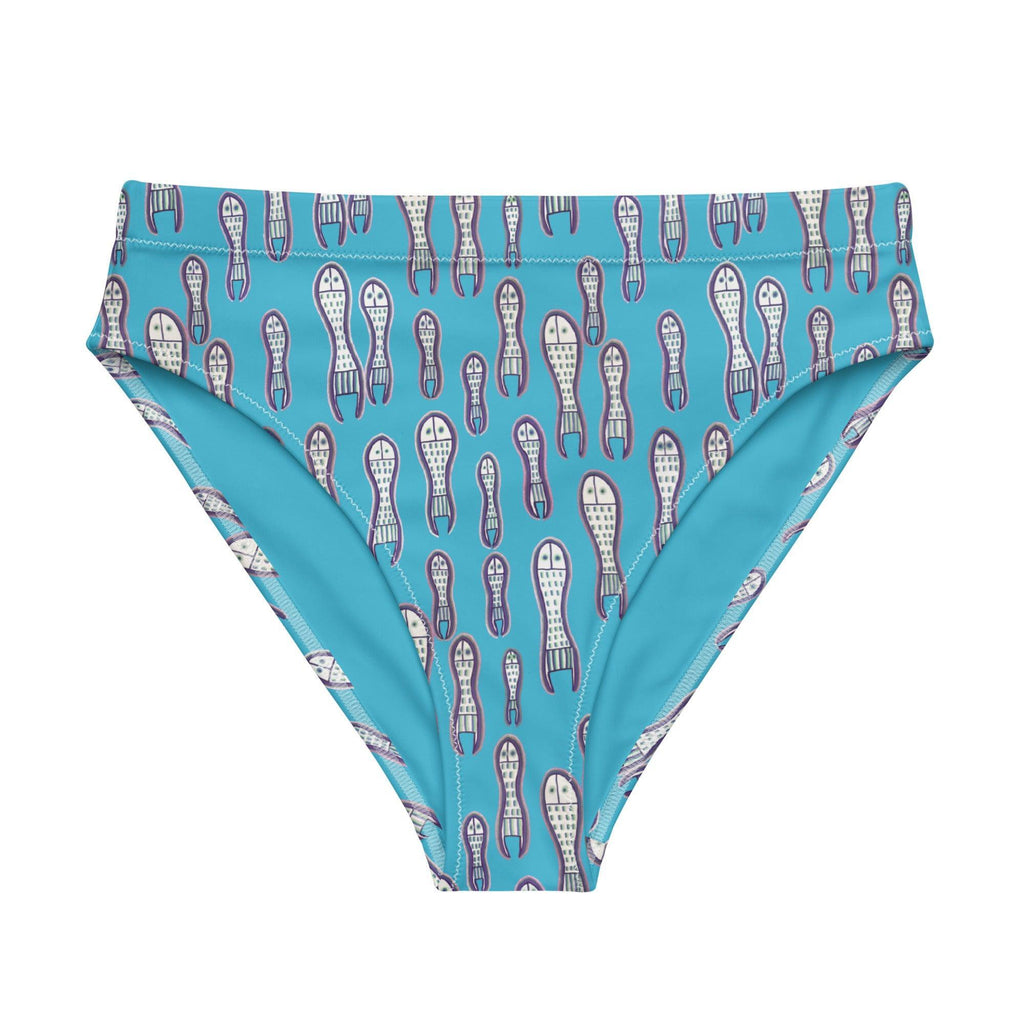 Ungud and Jiaa Dreaming high-waisted bikini bottoms - Blue-Ian Healy-PaletTheory
