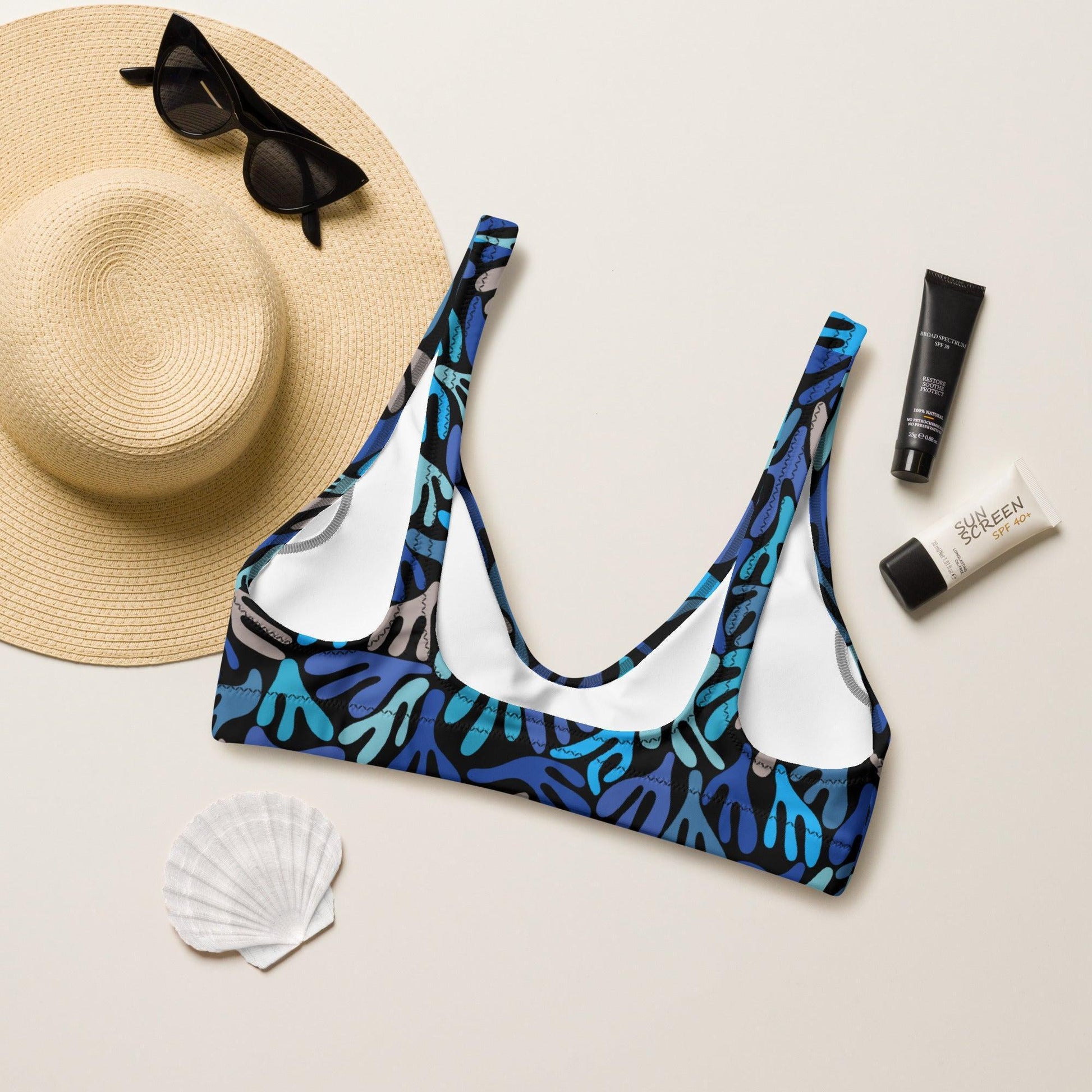 Water Plants Bralette Swim and Surf Top-Thomas Heinz-PaletTheory