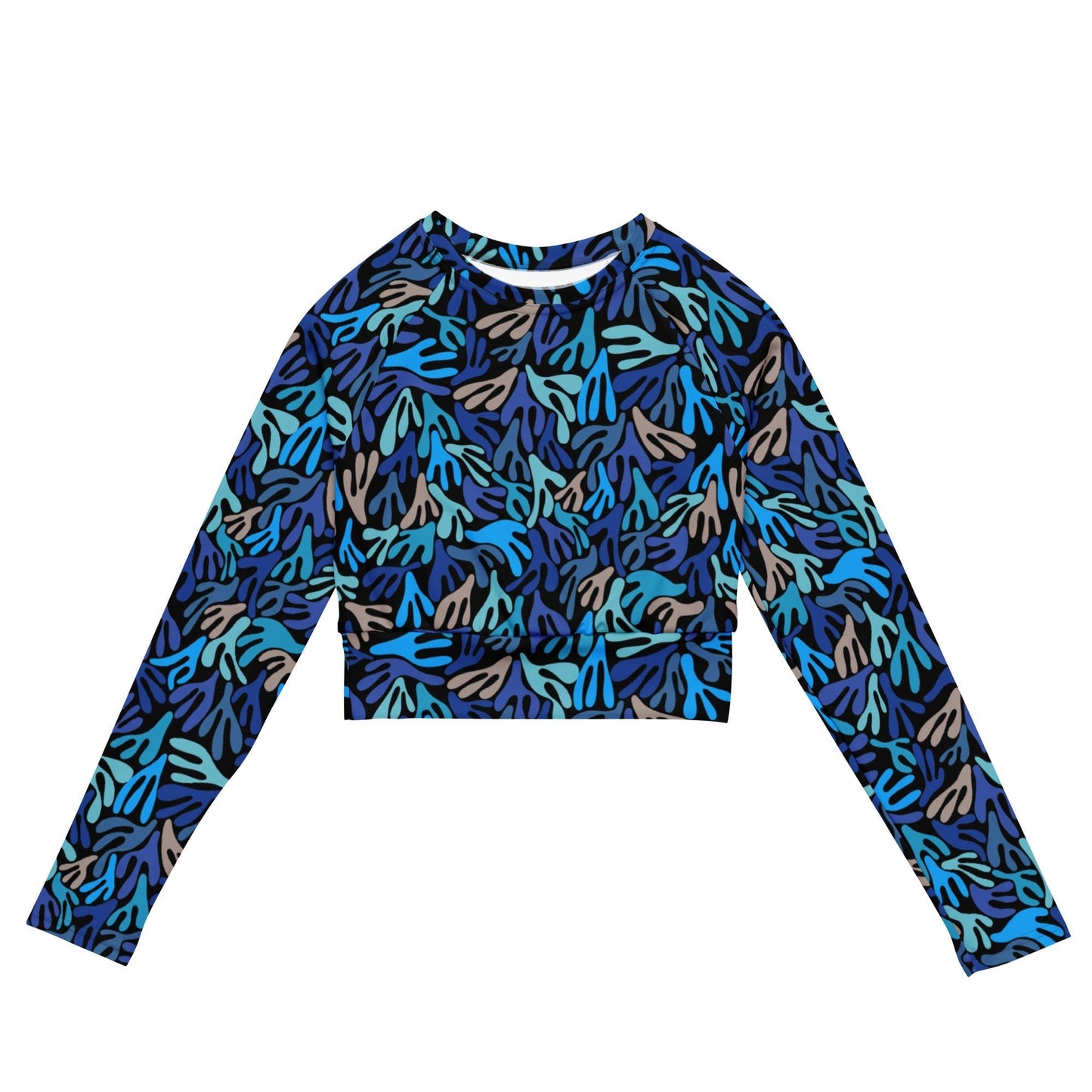 Water Plants Crop Top Rashie - SALE-Thomas Heinz-PaletTheory