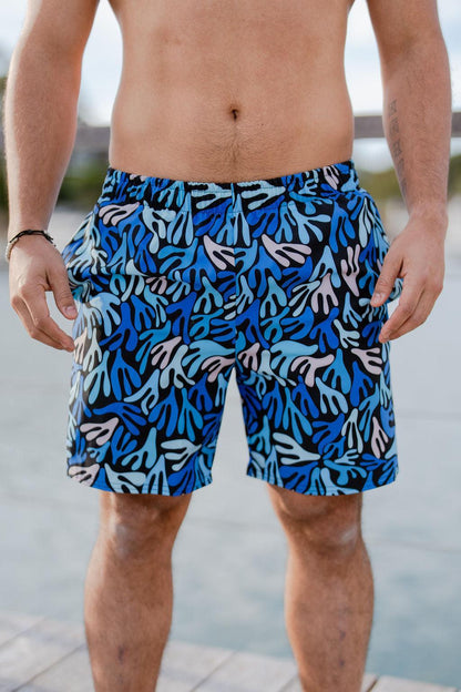 Water Plants Swim Shorts for Men-Thomas Heinz-PaletTheory