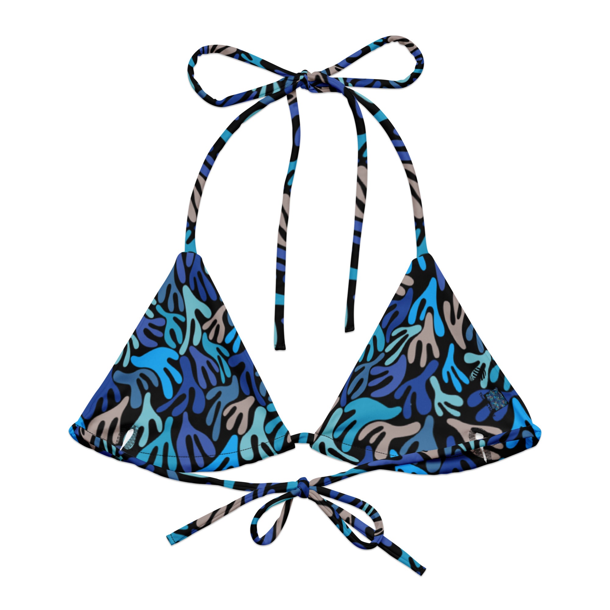 Water Plants Triangle Bikini Top-Thomas Heinz-PaletTheory